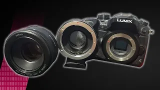 ADAPTADOR DA  VILTROX   LENTES CANON EF EM CAMERAS LUMIX GH4 e GH5