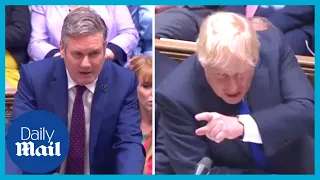 'Sinking ships are fleeing the rat': Jeering Keir Starmer slams Boris Johnson in brutal PMQs