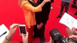 Tomas Milian Barbara Bouchet Abbracci al Festival Film Roma 2014