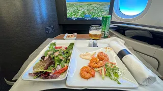 $4000 American Airlines Business Class Food | Dallas - Seoul