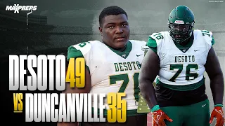 #13 DESOTO PULLS OFF HUGE 49-35 UPSET WIN OVER #6 DUNCANVILLE 🏈 🔥