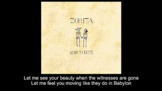 Zorita – Dance Me To The End Of Love lyrics video