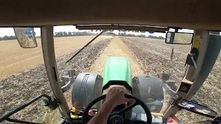 john deere 8420 lemken karat 12 cab view