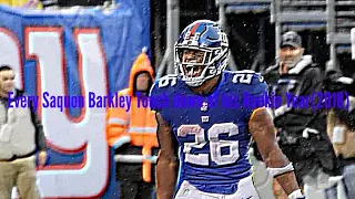 Every Saquon Barkley Touchdown of his Rookie Year(2018)