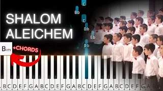 Shalom Aleichem tutorial | Yeshiva Darchei Torah Choir | Benny Friedman | שלום עליכם | פלייבק