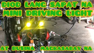 paano magkabit ng mini driving light na  sumasabay sa busina