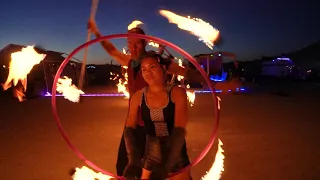 Burning man 2019 - Illuminallia Fire Performers Sizzle Reel