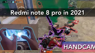 HANDCAM 4 Finger + Full Gyro | Redmi Note 8 Pro Pubg Mobile 2021?