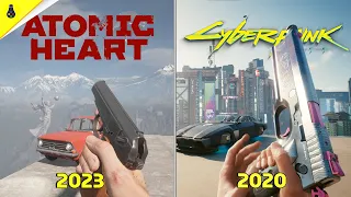 Atomic Heart vs Cyberpunk 2077 - Details and Physics Comparison