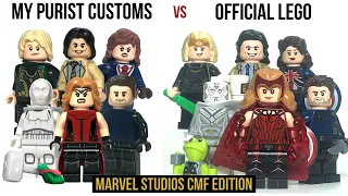 LEGO Marvel CMF: Comparing My Customs to Official LEGO Minifigs