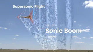 Schallmauer durchbrechen. Überschallknall (SONIC BOOM)