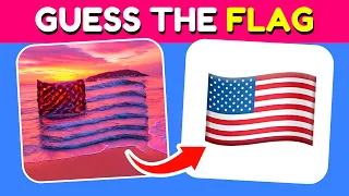 🚩Guess the Hidden FLAG by ILLUSION ✅🌍🎌 Easy, Medium, Hard | Guess the Flag Quiz