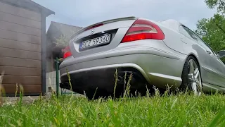 CLK Mercedes 500 5.0L V8 306hp  wydech kwasówka x-pipe 2x 2.75 cala exhaust