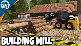 LOGGING CAMP & LUMBER MILL CUSTOM | Rappack Farms #48 | Farming Simulator 17 Multiplayer Gameplay