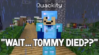 Quackity reacts to TommyInnit DEATH on DreamSMP