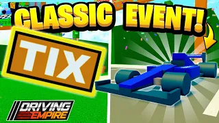 ALL Tix Locations & Classic Event Update In Driving Empire!