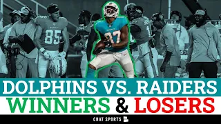 Miami Dolphins Winners & Losers vs. Raiders Ft. Skylar Thompson, Erik Ezukanma, Jason Sanders