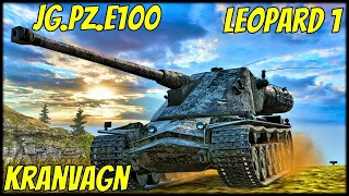 Kranvagn, Leopard 1 & Jg.Pz.E100 ● WoT Blitz