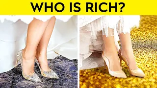 Rich VS Poor BRIDE 👰 Wedding hacks and Beauty tips