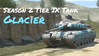 Wot Blitz. Season 2 Tier IX Tank [ GLACIER ] 5.0k Dmg