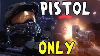 Can you beat Halo 4 with only the pistol?