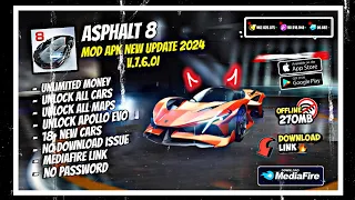 ⚡UPDATE !!⚡ Asphalt 8 Mega Mod Apk 7.6.0i- Unlimited Money & Unlock All Cars Max Ultimate 2024 Free