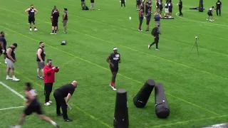 2021 National Scouting Combine Lineman Position Drills