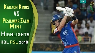 Short Highlights | Karachi Kings Vs Peshawar Zalmi | Match 7 | 25 February | HBL PSL 2018 | PSL