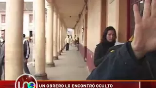 Un obrero encontró un "duende" oculto en una pared que tiene 400 años