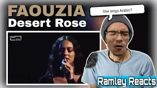 Reaction🎵Faouzia singing Arabic - Desert Rose | Live in concert at Abu Dhabi  | Ramley Reacts