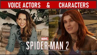 Marvel's Spiderman 2 - All Main Characters and Their Voice Actors