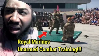 American Reacts | Royal Marines unarmed combat demo Liverpool