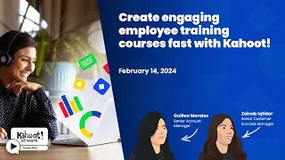 Create engaging employee training courses fast with Kahoot! | Deep dive webinar