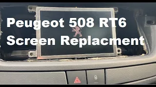 Peugeot 508 RT6 Screen Replacement