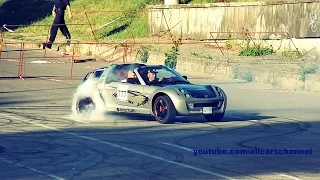 Smart Roadster Hayabusa burnout!!!