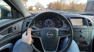 Operation of the Adaptive cruise control (autopilot) on the Opel Insignia 2013