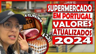 Compras no supermercado em Portugal VALORES DE 2024