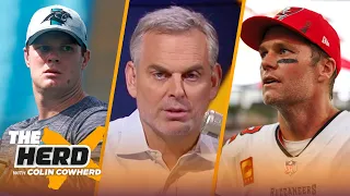 Carolina is ideal for Darnold, talks anniversary of Brady replacing Bledsoe — Colin | NFL | THE HERD