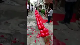 Firecrackers made from balloon