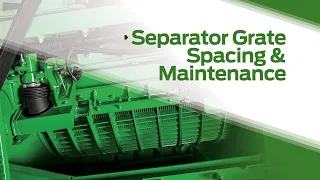 Separator Grate Spacing & Maintenance