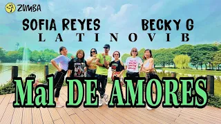 Sofia Reyes & Becky g - Mal De Amores Zumba Choreography latin vib basic Workout