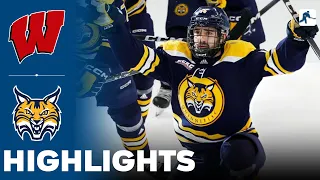 Wisconsin vs Quinnipiac | NCAA College Hockey | Highlights - March 29, 2024