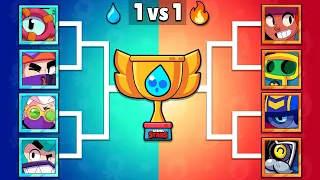 Who is The Best Water or Fire Brawler? | Brawl Stars Tournament