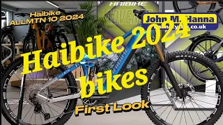 Haibike ALLMTN 10 2024 video and full spec e mtb electric mountain bikes for MY24 Yamaha PW-X3 Motor