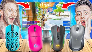 PRO VS YOUTUBER SÓ QUE COM PIOR E MELHOR MOUSE!