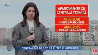 Stirile Kanal D - Centralele cu gaz ar putea fi interzise la bloc | Editie de pranz