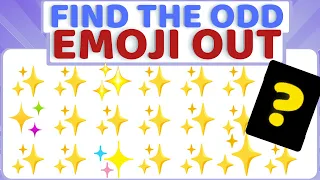 FIND THE ODD EMOJI OUT! | HOW GOOD ARE YOUR EYES #14 #findtheoddemojiout #puzzle