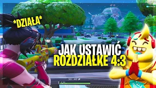 Jak ustawić rozdzielczość 4:3 w Fortnite!? 2020 - Poradnik