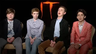 Jeremy Ray Taylor, Sophia Lillis, Jaeden Lieberher & Jack Dylan Grazer Interview: IT