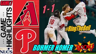 Phillies vs D-Backs NLCS Game 7 Highlights October 24, 2023 | MLB Postseason 2023